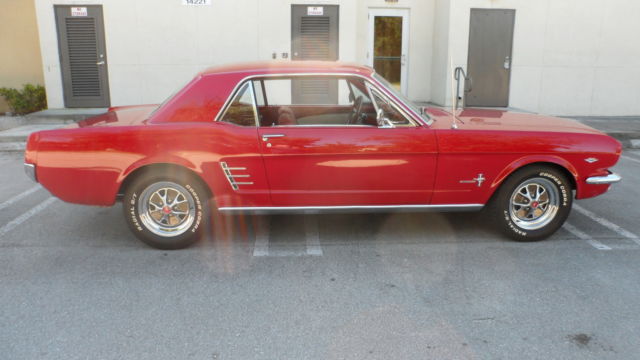 1966 Red Ford Mustang Coupe