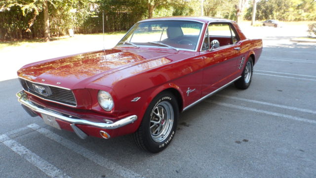 1966 Red Ford Mustang Coupe