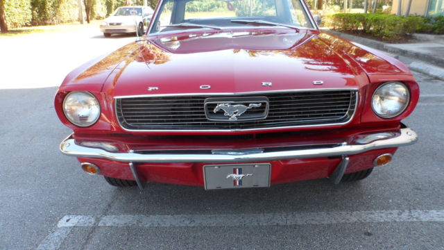 1966 Red Ford Mustang Coupe