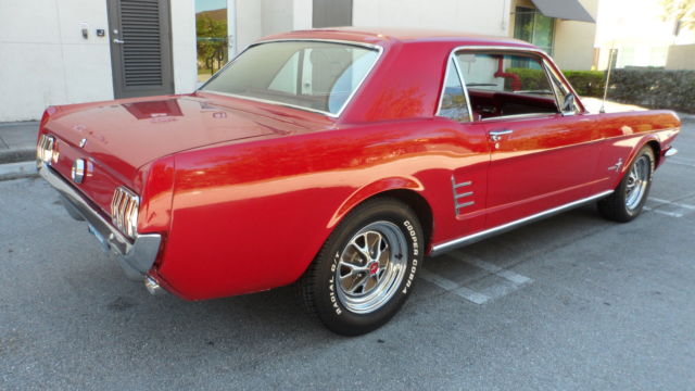 1966 Red Ford Mustang Coupe