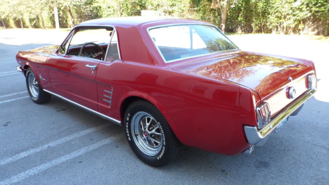 1966 Red Ford Mustang Coupe