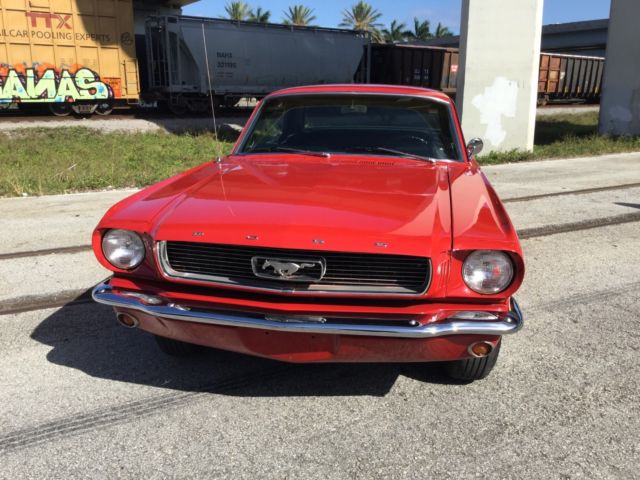 1966 Red Ford Mustang Coupe