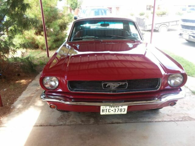 1966 Candy Apple Red Ford Mustang Coupe
