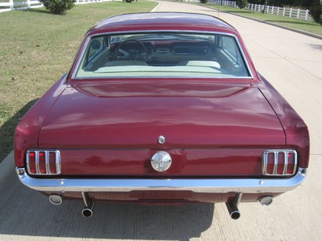 1966 Burgundy Ford Mustang Coupe