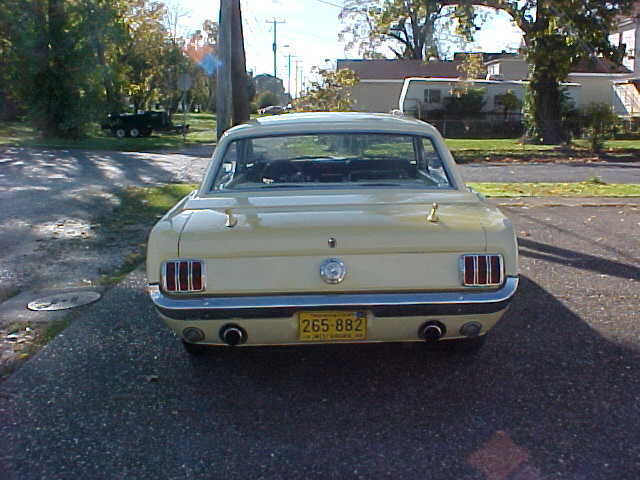 1966 Blue Ford Mustang