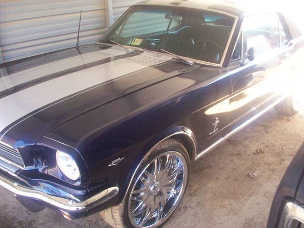 1966 Burgundy Ford Mustang Coupe