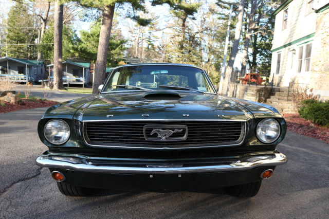 1966 Ivy Green Ford Mustang Coupe