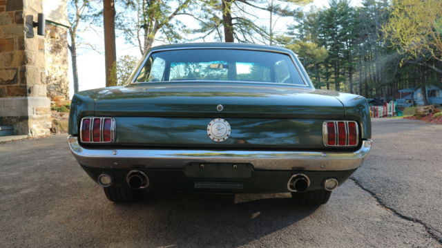 1966 Ivy Green Ford Mustang Coupe