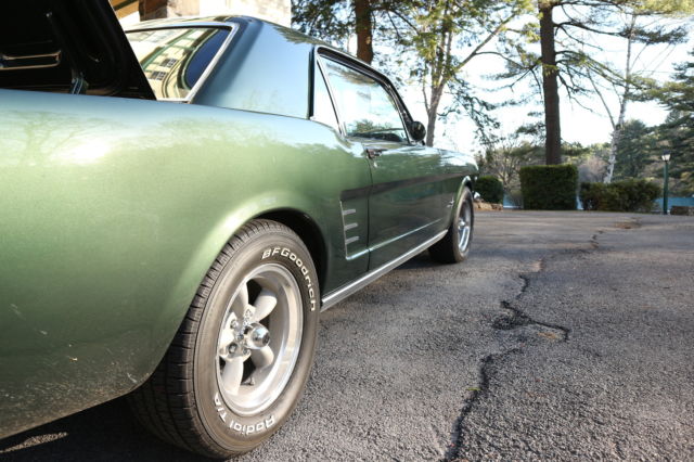 1966 Ivy Green Ford Mustang Coupe