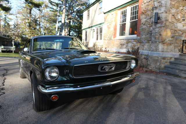1966 Ivy Green Ford Mustang Coupe