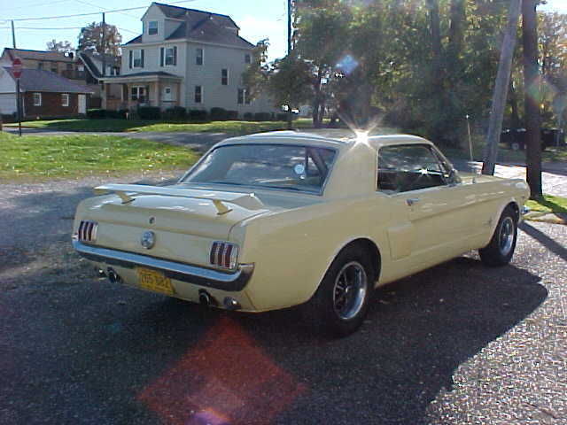 1966 Blue Ford Mustang