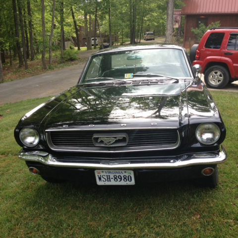 1966 Black Ford Mustang U/K