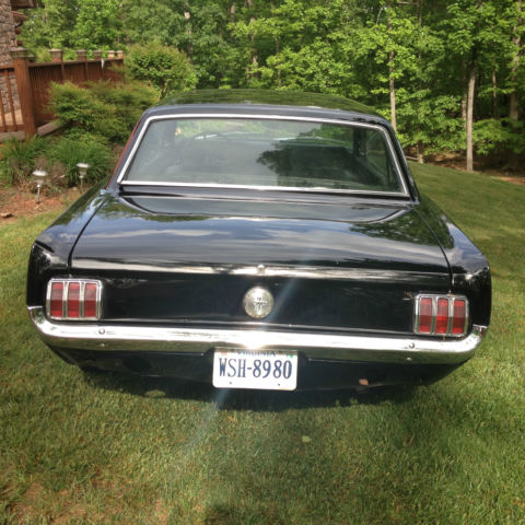 1966 Black Ford Mustang U/K