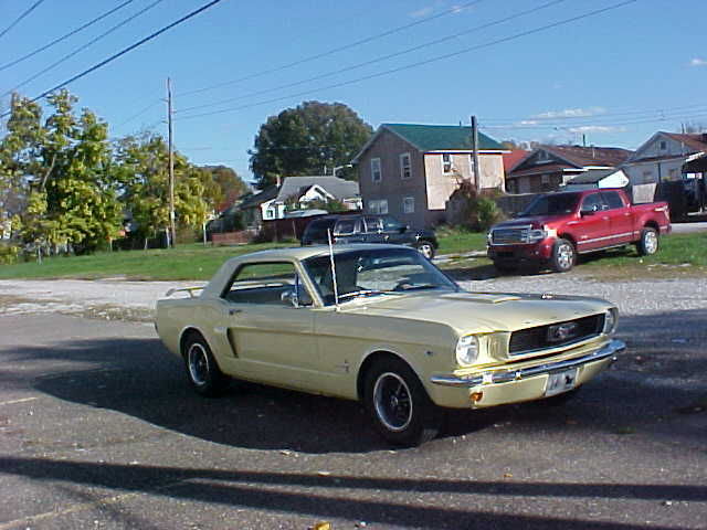 1966 Blue Ford Mustang