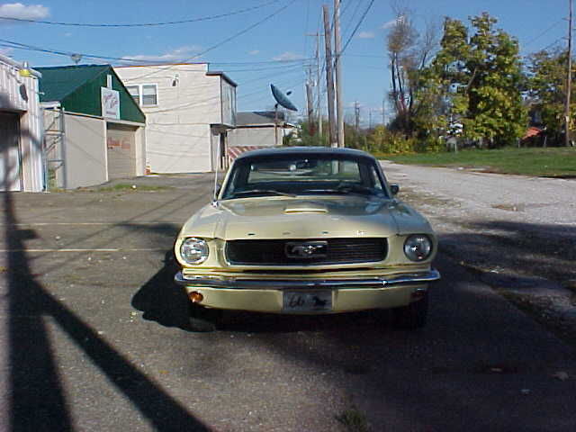 1966 Blue Ford Mustang