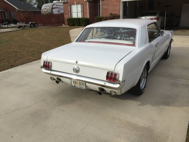 1966 Burgundy Ford Mustang Coupe