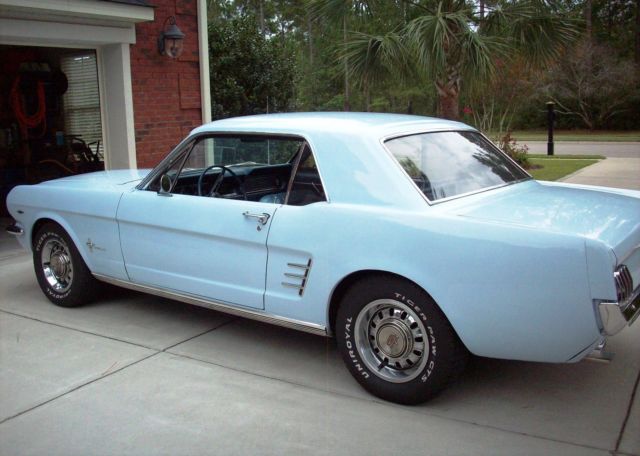 1966 Arcadian Blue Ford Mustang Coupe