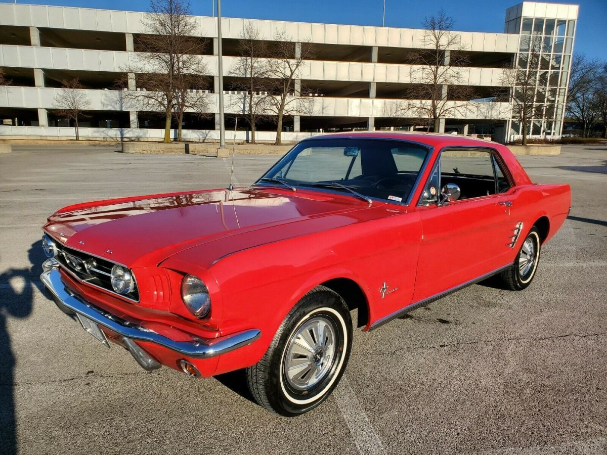 1966 Red Ford Mustang Coupe