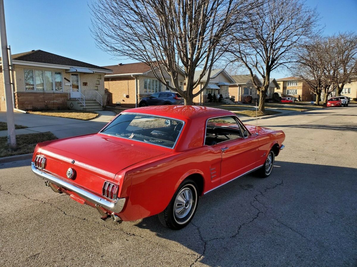 1966 Red Ford Mustang Coupe