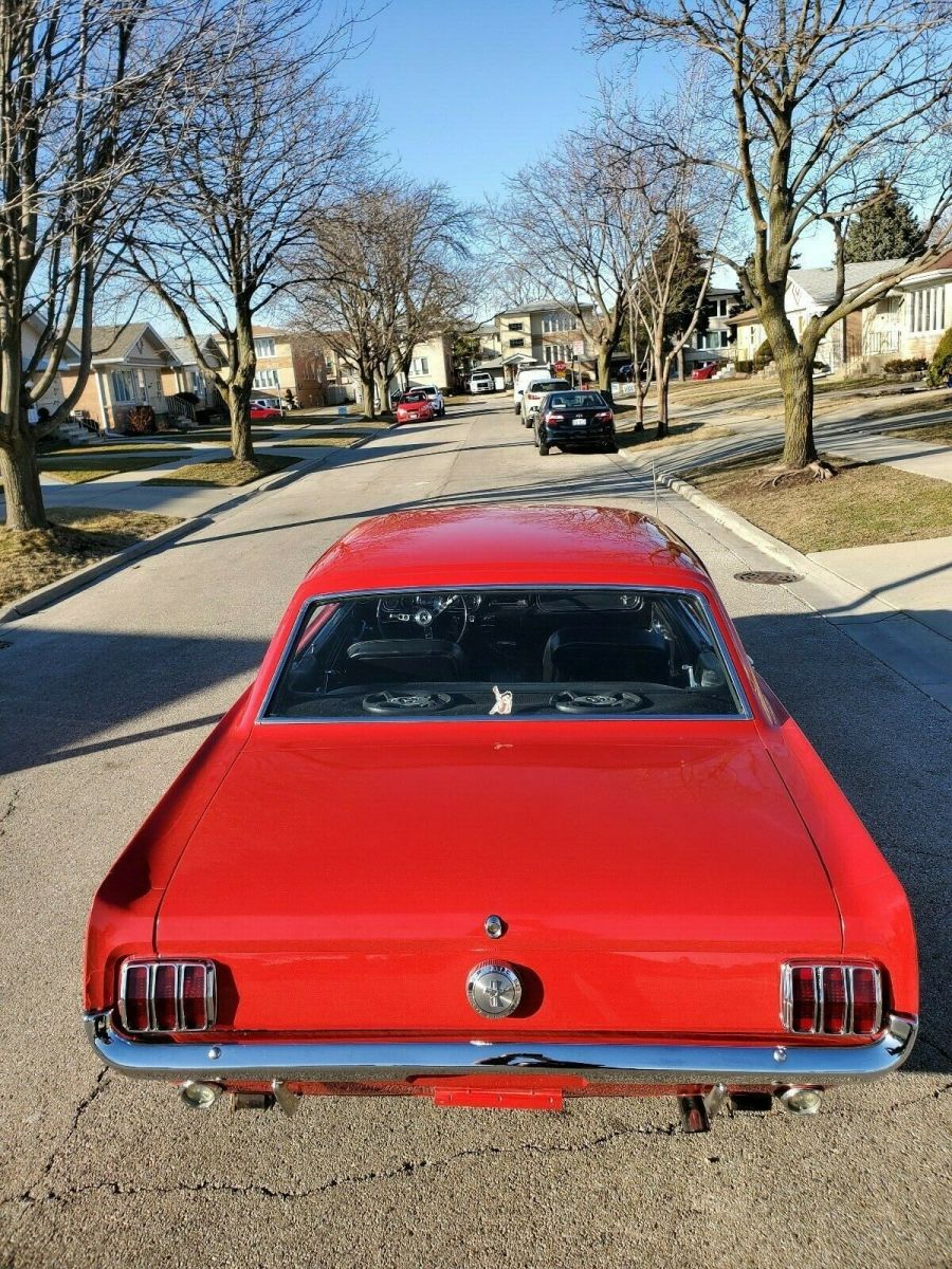 1966 Red Ford Mustang Coupe