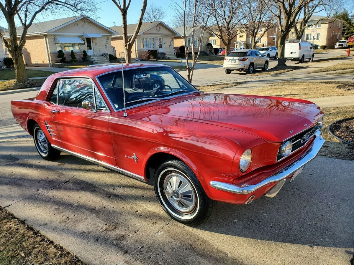 1966 Red Ford Mustang Coupe