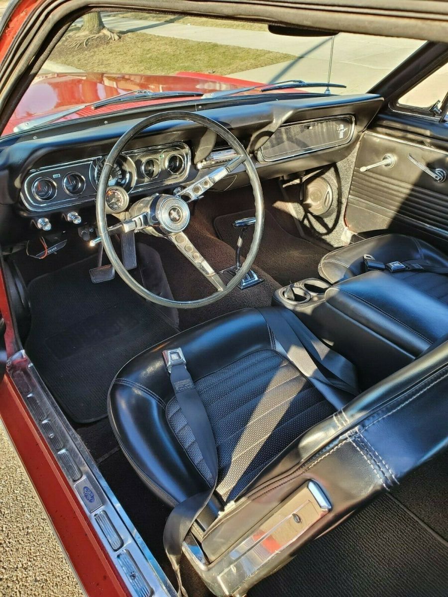 1966 Red Ford Mustang Coupe