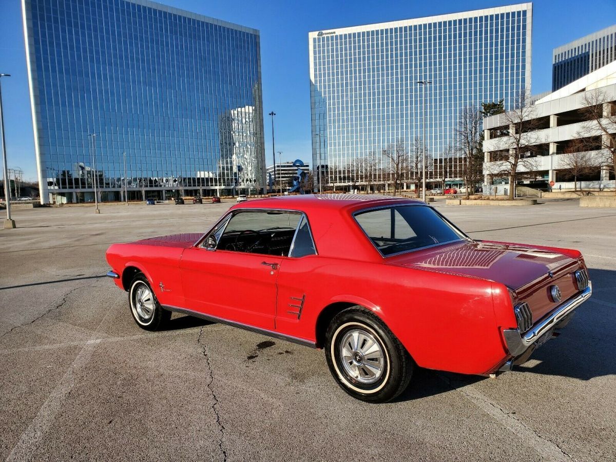 1966 Red Ford Mustang Coupe