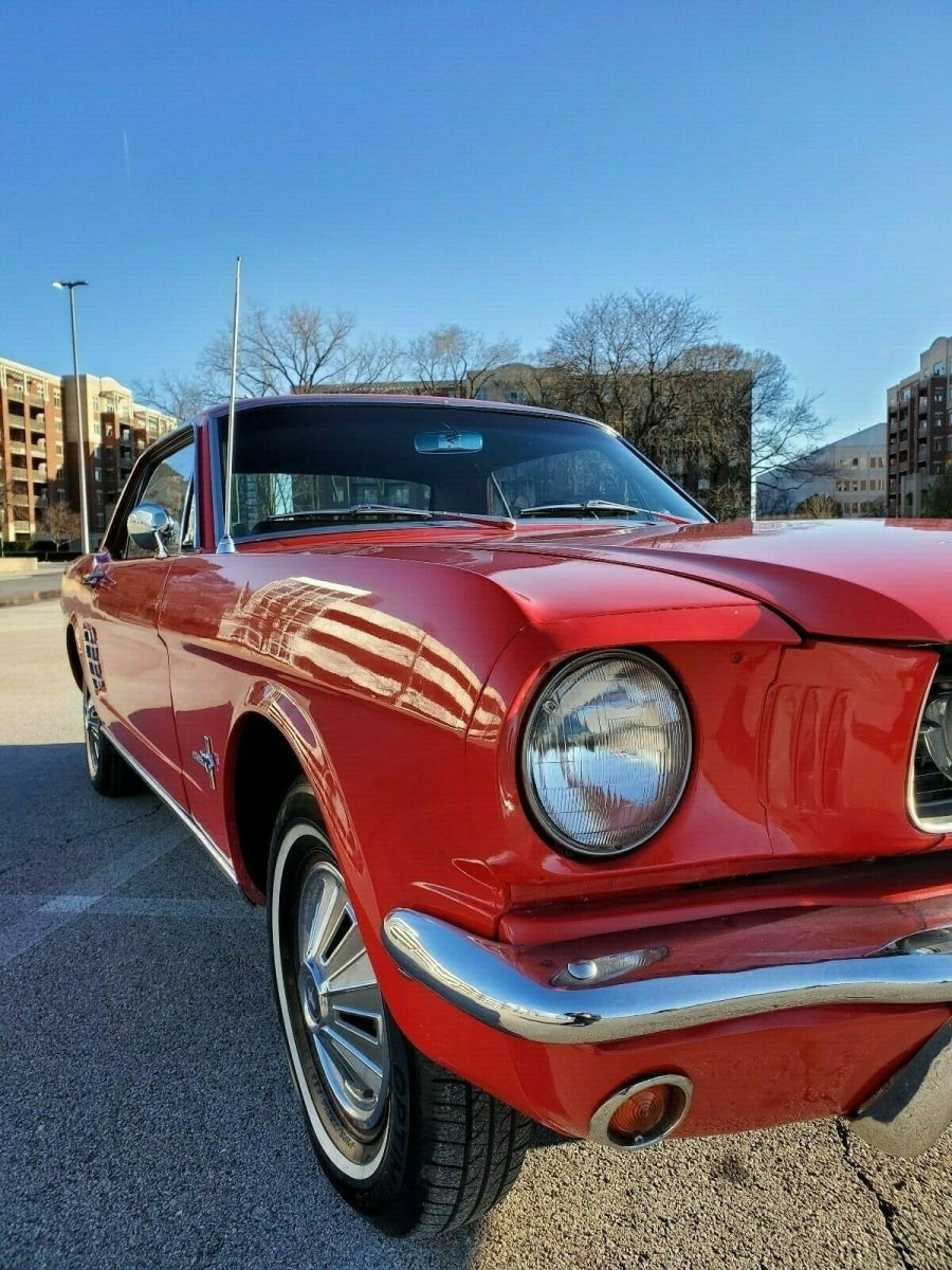 1966 Red Ford Mustang Coupe