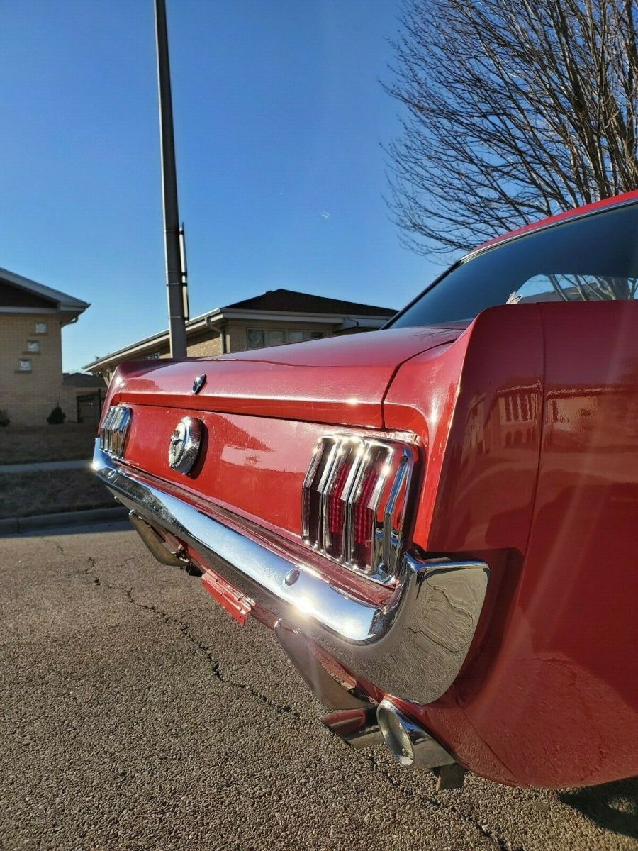 1966 Red Ford Mustang Coupe