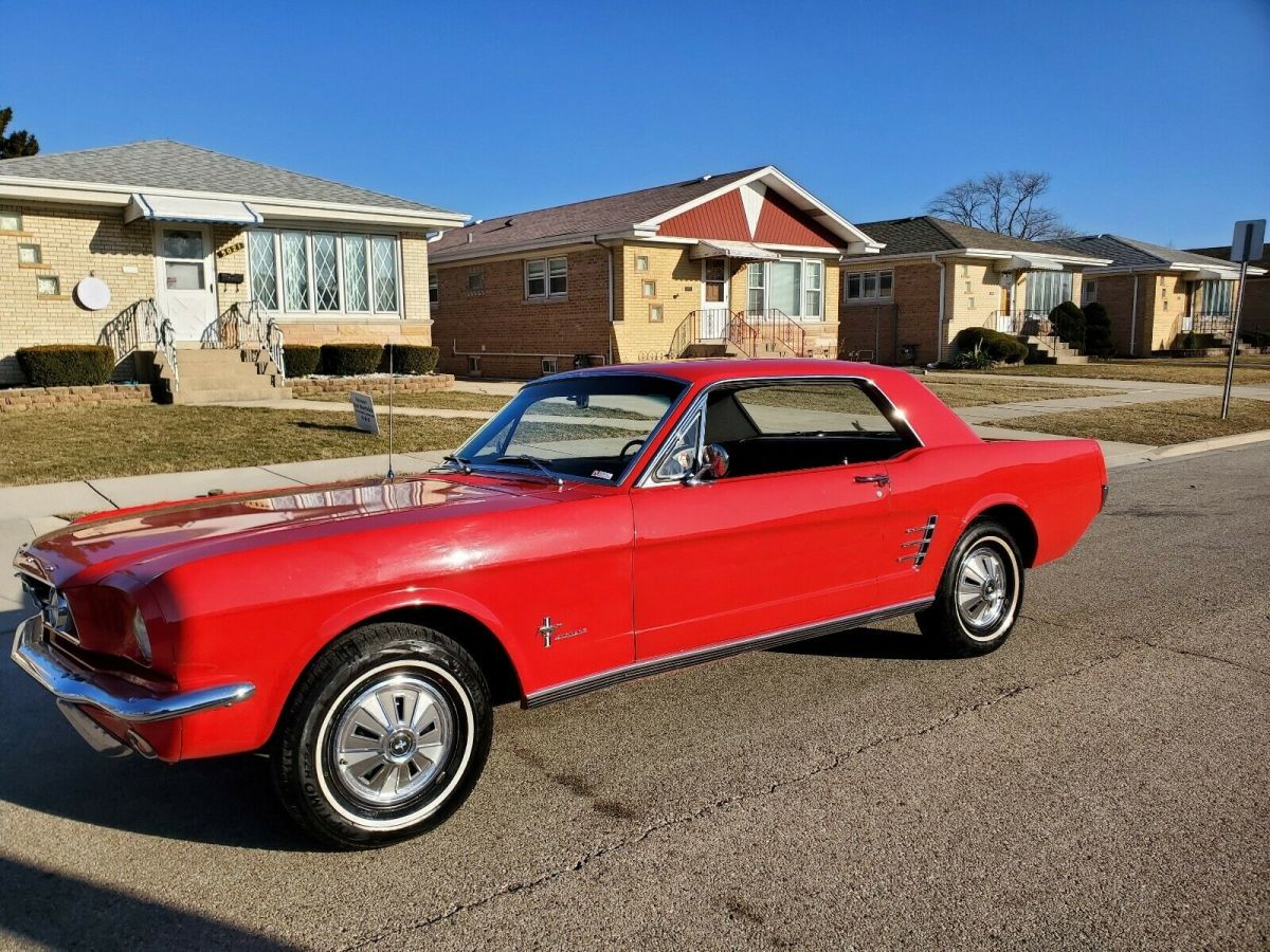 1966 Red Ford Mustang Coupe