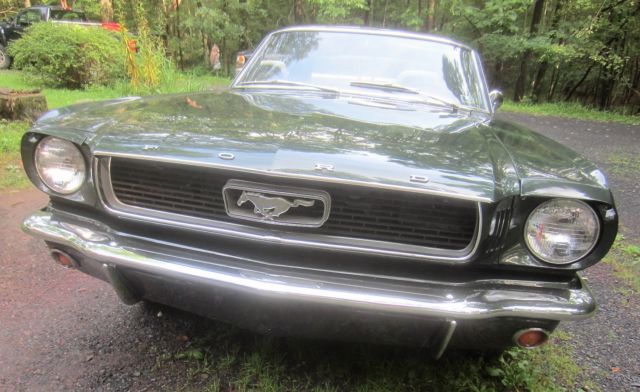 1966 Green Ford Mustang Coupe