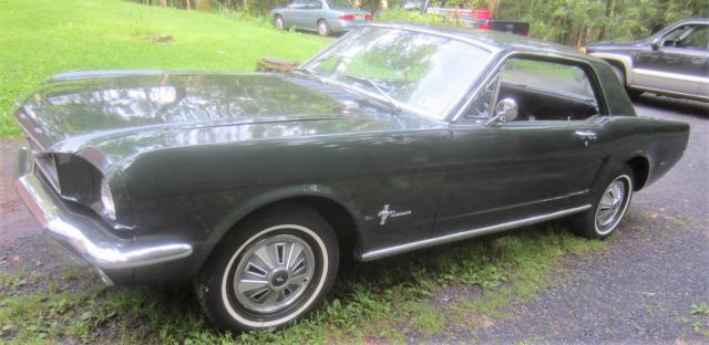 1966 Green Ford Mustang Coupe