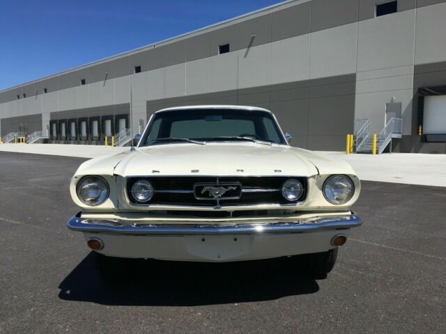 1966 White Ford Mustang Coupe