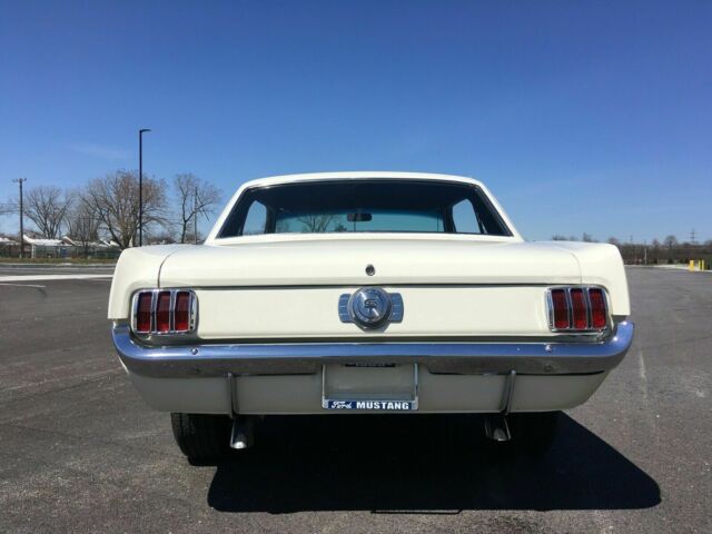 1966 White Ford Mustang Coupe