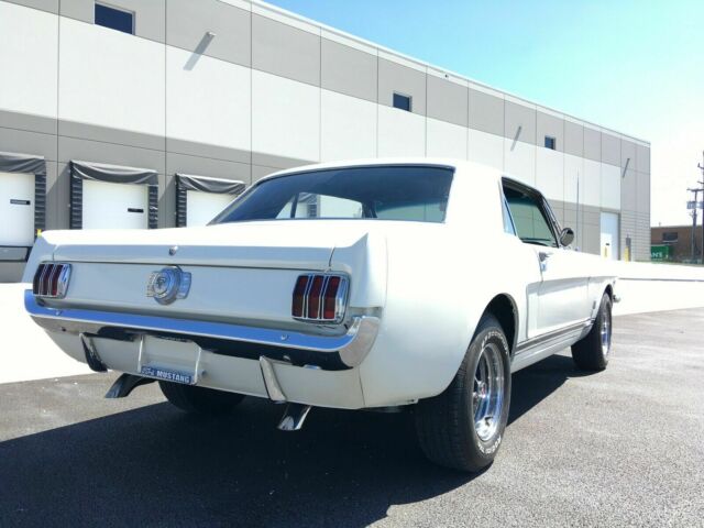 1966 White Ford Mustang Coupe