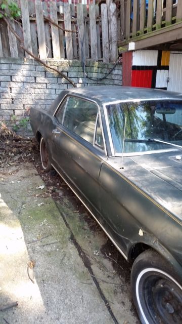 1966 Green Ford Mustang Coupe
