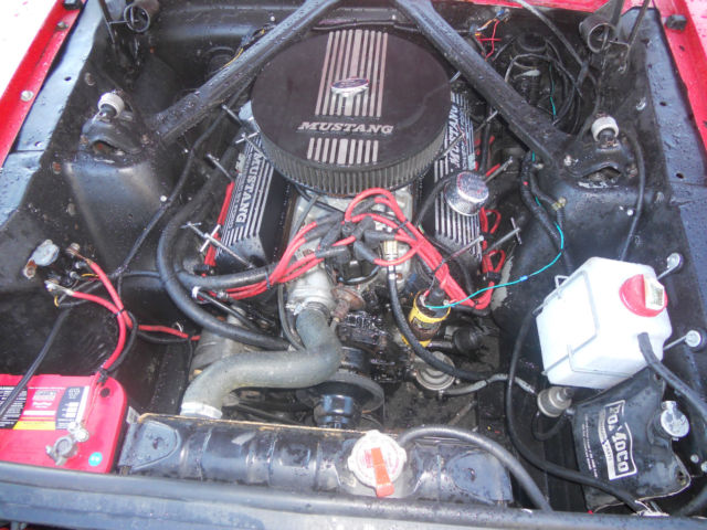 1966 Red Ford Mustang U/K