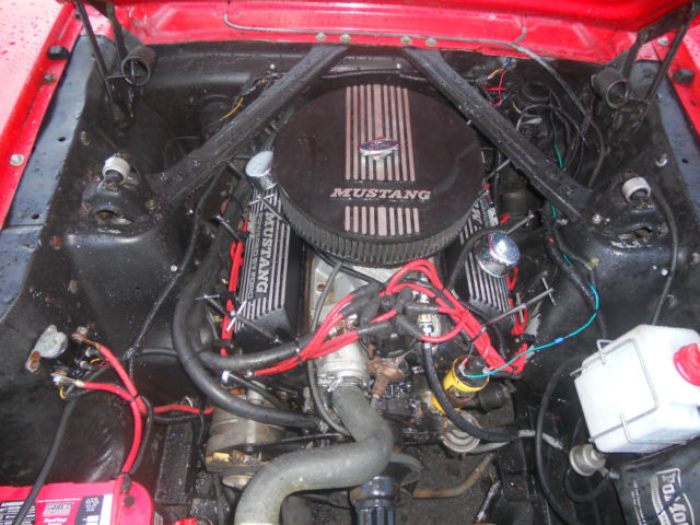 1966 Red Ford Mustang U/K