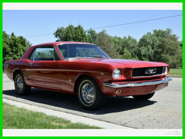 1966 Red Ford Mustang Coupe