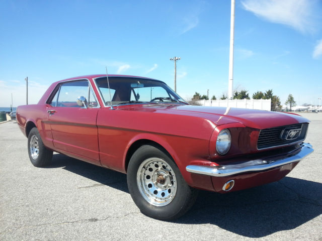 1966 Red Ford Mustang Coupe