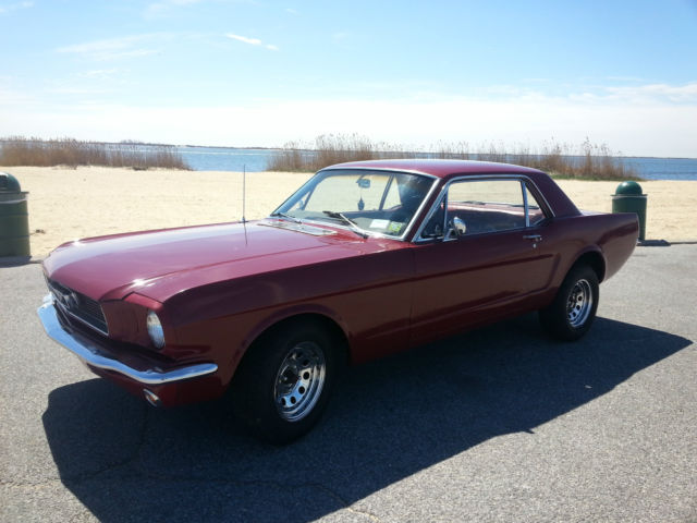1966 Red Ford Mustang Coupe