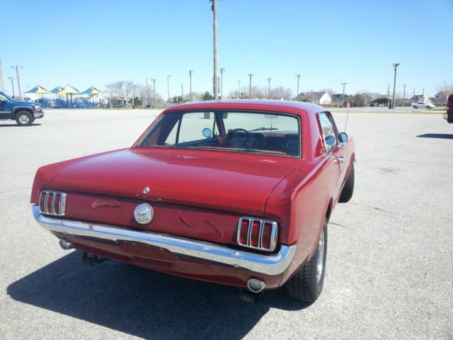 1966 Red Ford Mustang Coupe