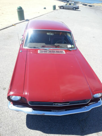 1966 Red Ford Mustang Coupe