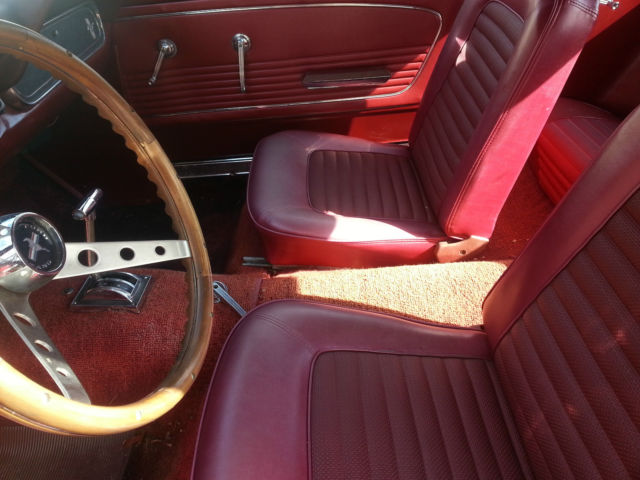 1966 Red Ford Mustang Coupe