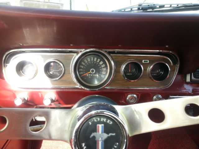 1966 Red Ford Mustang Coupe