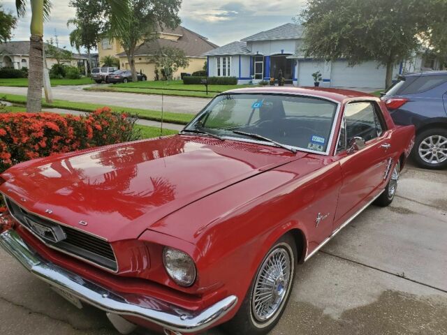 1966 Red Ford Mustang Coupe