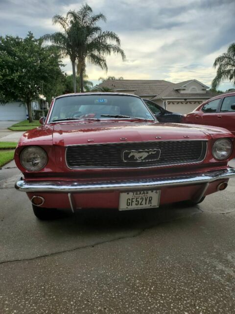1966 Red Ford Mustang Coupe