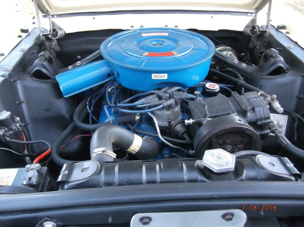 1966 Yellow Ford Mustang Coupe