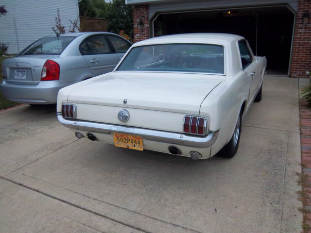 1966 Yellow Ford Mustang --
