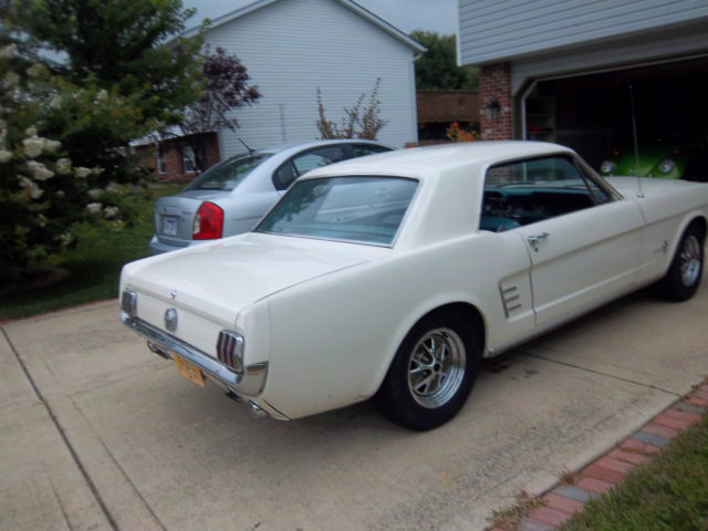 1966 Yellow Ford Mustang --